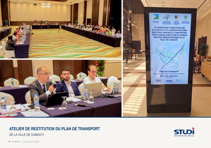 STUDI International et sa filiale IDEACONSULT International - Groupe STUDI ont présenté, en partenariat avec TRT Trasporti e Territorio