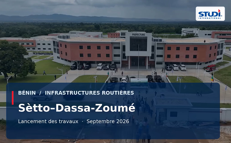 Bénin : STUDI International passe des études à la supervision des travaux sur la route Bohicon–Dassa-Zoumé